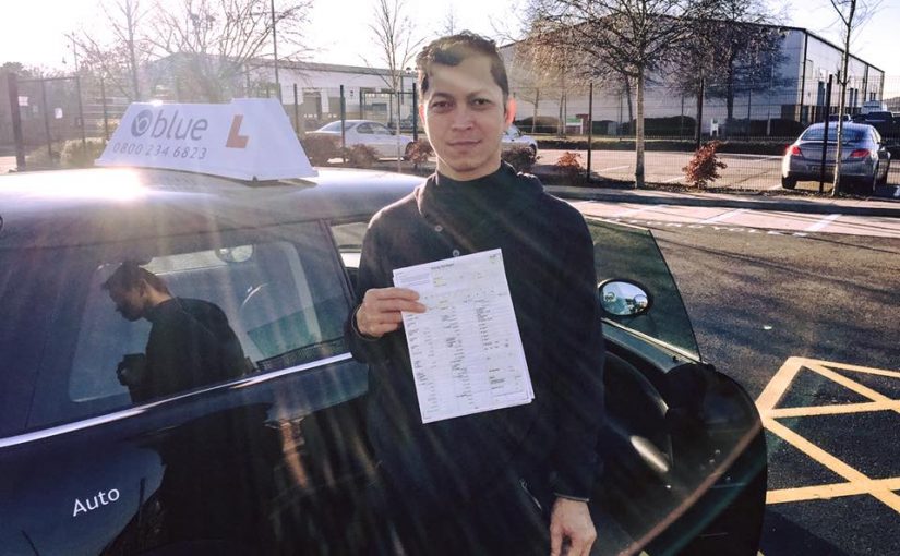 Driving Test for Ace Pittapan from Farnborough