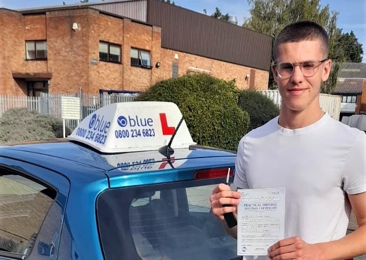 Alex Bark from Winnersh passed Driving test in Reading