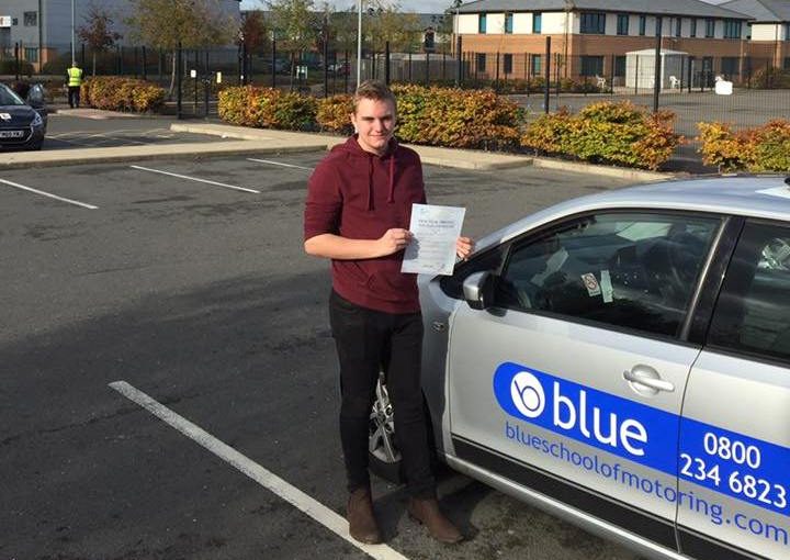 Well done to Alex McClarron from Finchampstead who passed his driving test this