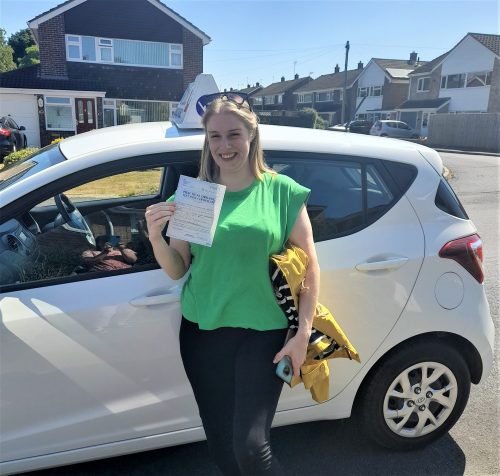 Amber Heath Passed Driving test in Trowbridge