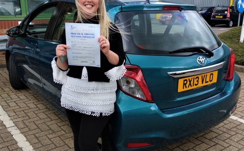 Amber Levitt from Bracknell passed her test