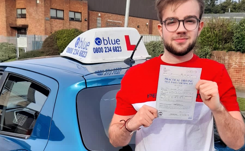 Andre Ribeiro from Reading passed his test in Reading