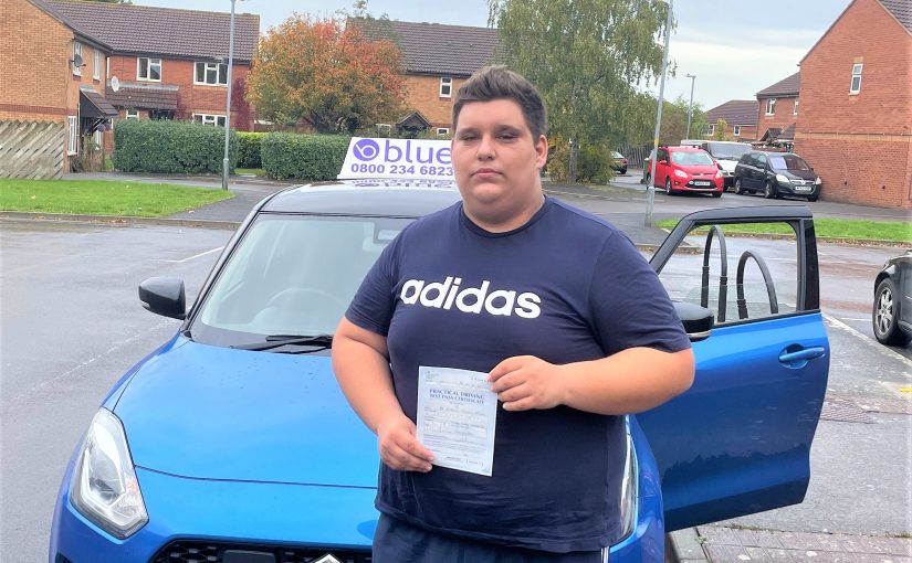 Antonio Mihai passed Driving Test in Trowbridge Wiltshire