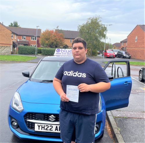 Antonio Mihai passed Driving Test in Trowbridge Wiltshire