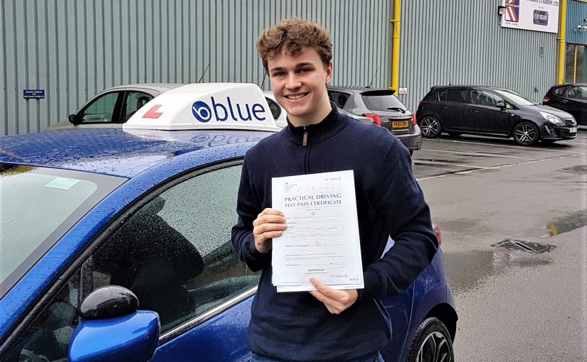 Luke Coleman of Ascot, Berkshire who passed his driving test with ZERO faults