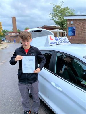 Ascot Driving Test Pass for Dom Fenton