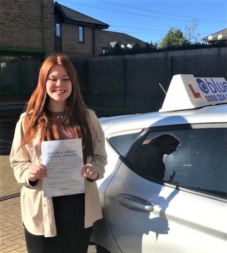 Ascot Driving Test pass for Lilly Maddans