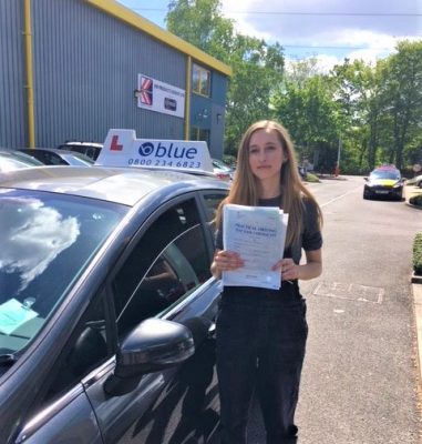 Ascot Driving test pass Gabby Jerram