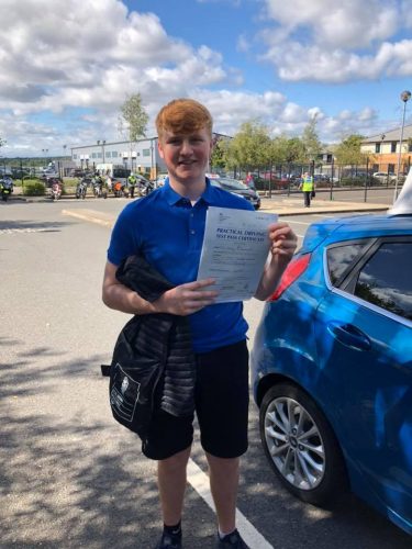 Automatic Farnborough Driving Test pass for Casey