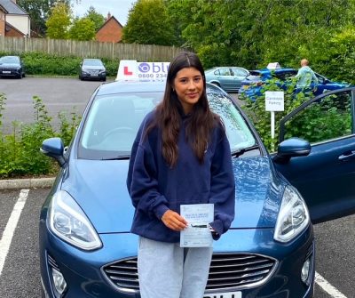 Ayla from Lopen Passed Driving Test First Time in Yeovil