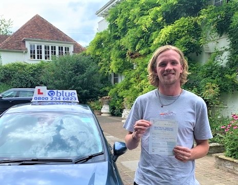 Bastie King of Datchet, Berkshire Passed Test First Time