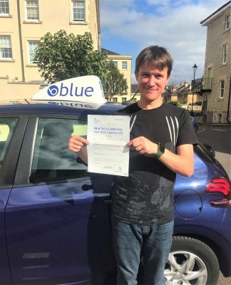 Bath Driving Test Pass for Mark Collier