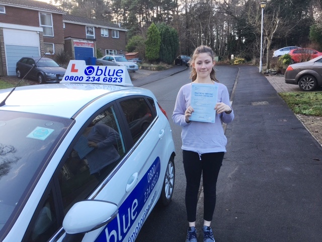 Great result for Becka Adams who passed her test in Chertsey