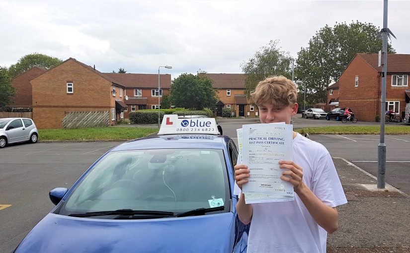 Arthur Bodie of Beckington, Frome in Somerset, who passed his driving test