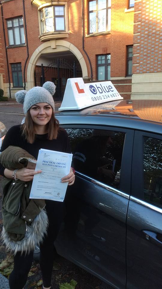 Well done on passing