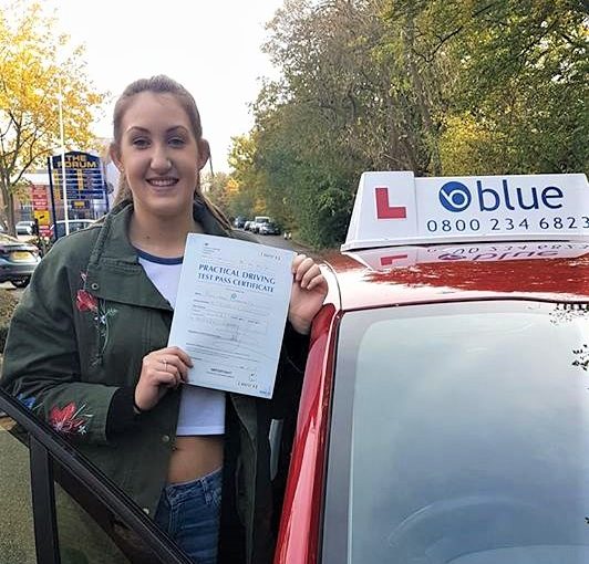 Congratulations to Jodie from Bracknell on passing your driving test