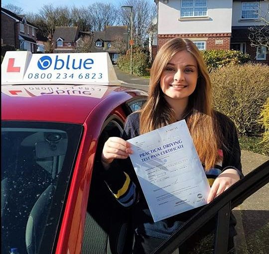 Congratulations Lilly on passing your practical driving Test today at Chertsey