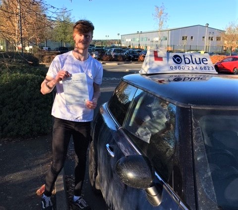 Congratulations to Owen McClellend from Bracknell passed his driving test in Farnborough, Hampshire