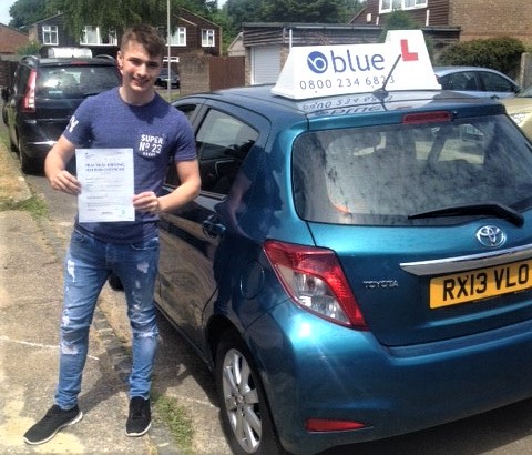 Result for Regan Cullip from Bracknell who passed his driving test