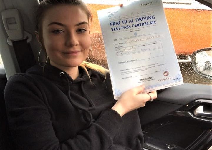 Sophie Munro from Bracknell on passing her driving test