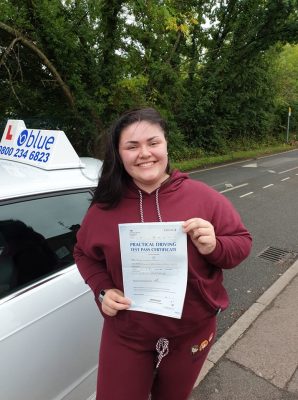 Bracknell Driving Test Pass Maisie Austin