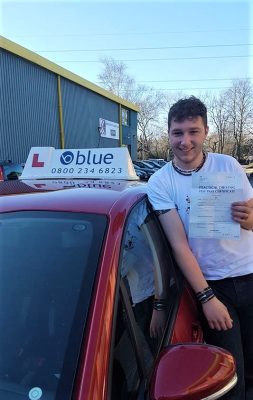 Bracknell Driving Test Pass for Harry Millis