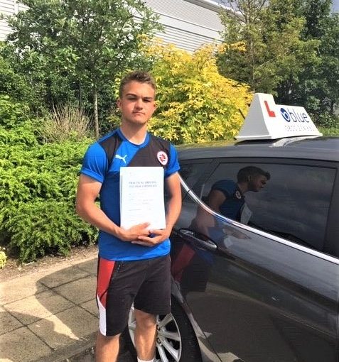 Thomas Nower from Bracknell passed his driving test