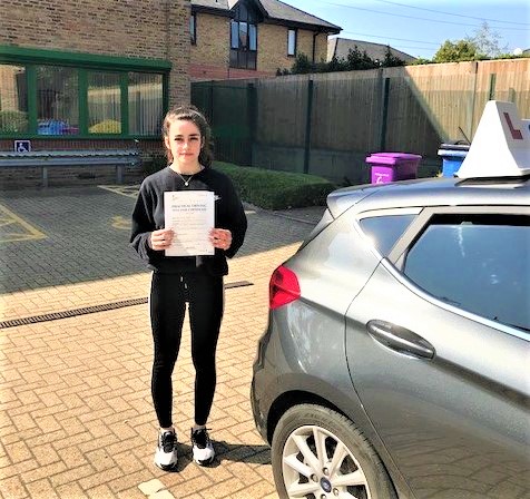 Bracknell Driving Test pass Charley Amber Cox