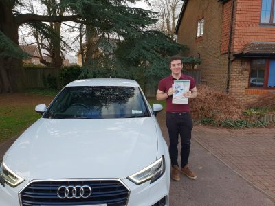 Bracknell Driving Test pass for Ben Radford