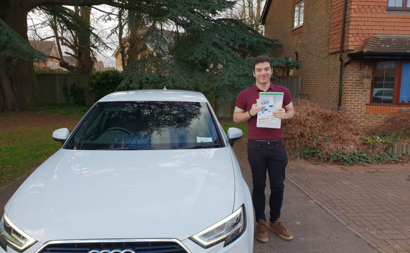 Bracknell Driving Test pass for Ben Radford