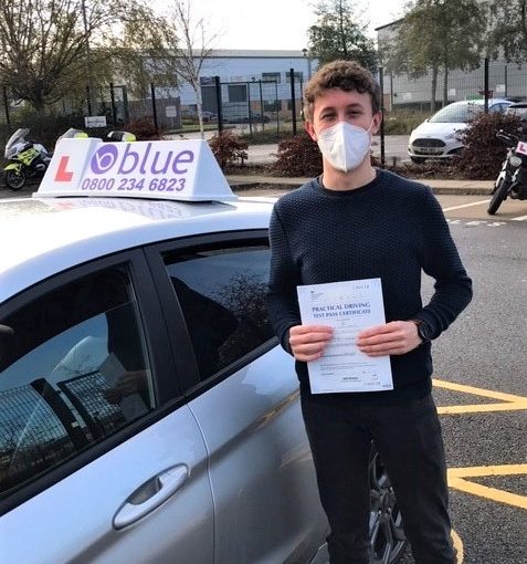 Bracknell Driving Test pass for Jack Williams