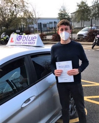 Bracknell Driving Test pass for Jack Williams