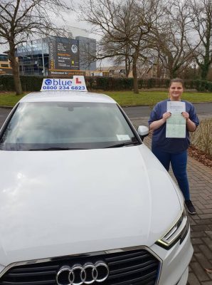 Bracknell Driving Test pass for Kayleigh Gorrell