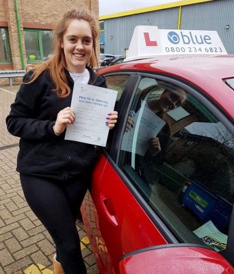 Bracknell Driving test pass for Chesney