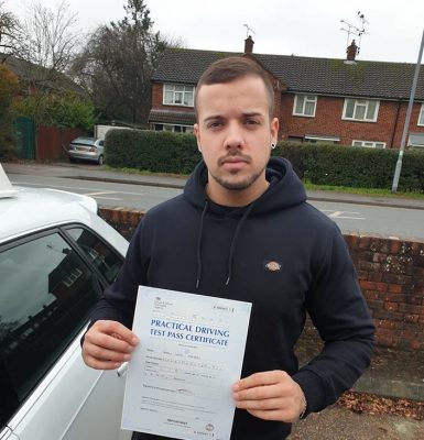 Bracknell Driving test pass for Jason Mangru