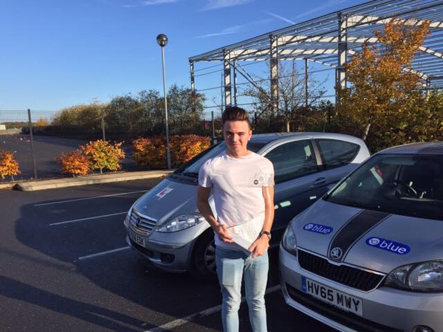 Well done to Brad Tuckett from Yateley who passed in Farnborough