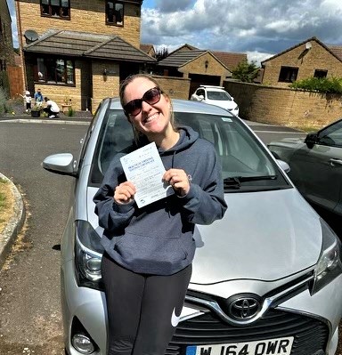 Brynn Anderson who passed Driving test First time in Yeovil