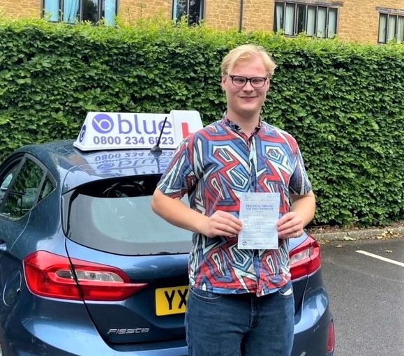 Caspian Horlick Passed Driving Test FIRST time in Yeovil