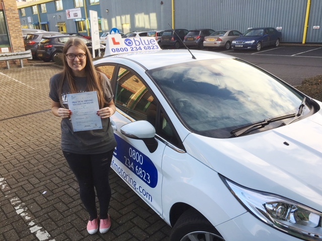Congratulations to Charlotte Baker of Ascot on passing your driving test
