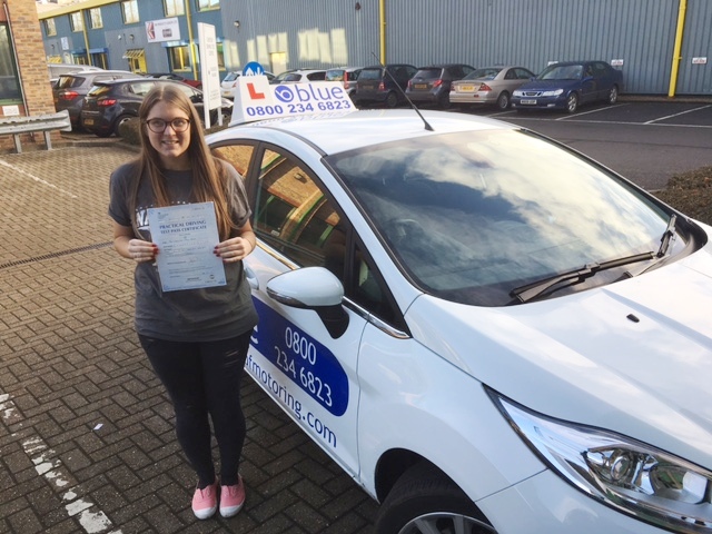 Ascot Driving test pass for Charlotte Baker