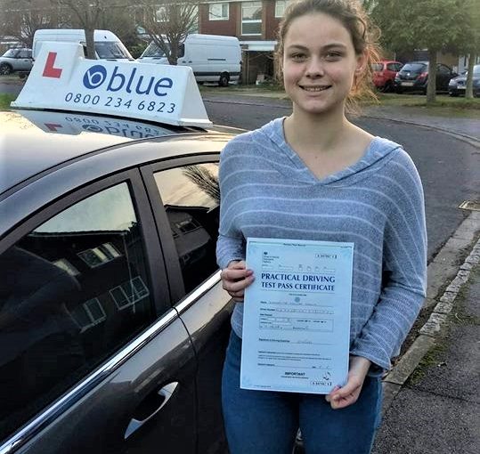 Reading Driving Test Pass for Josie Hearn from Charvil