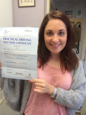 Driving Test for Chloe of Aldershot