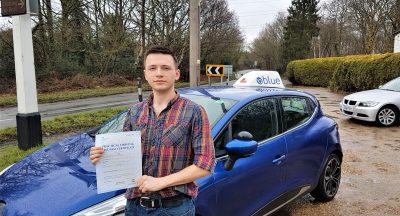 Chobham Driving Lessons for Tim Britt-Searle