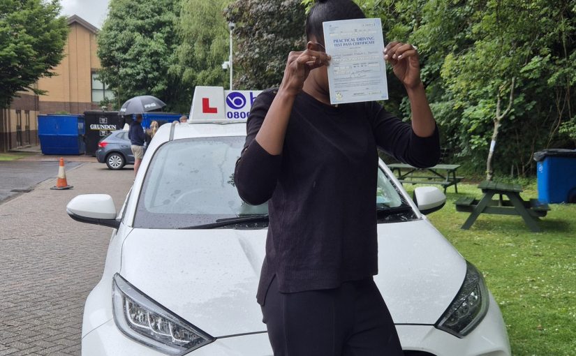 Colleen J Passed Driving Test in Chippenham Wiltshire