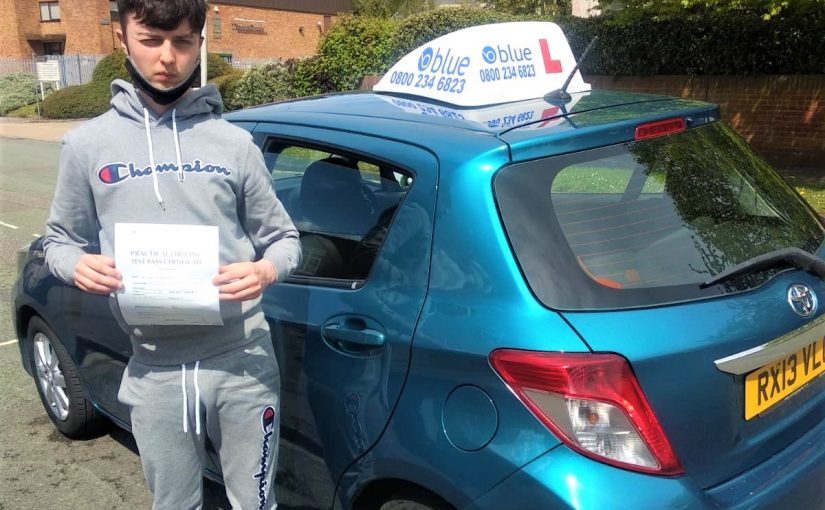 Reading Driving test pass for Cory McManus