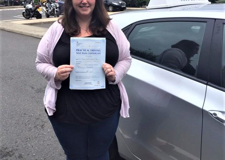 Driving test pass FIRST time with ZERO faults today in Farnborough for Poppy Lockhart-Hall