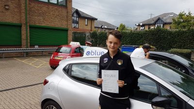 Chobham driving test pass for Dan Parkinson