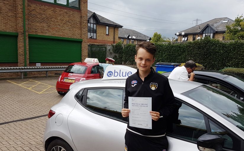 Brilliant day for Dan Parkinson of Chobham, Surrey who passed his driving test First TIME with only 1 minor fault