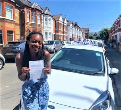 Dana Black of Windsor Passed Driving test First Time in Slough