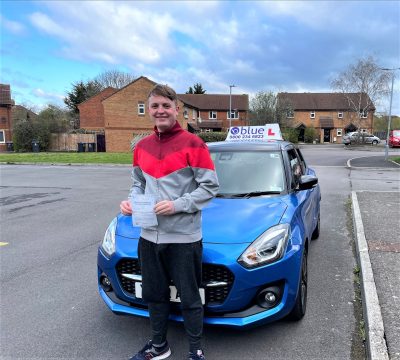 Darcy Lee of Frome Passed his Driving Test in Trowbridge